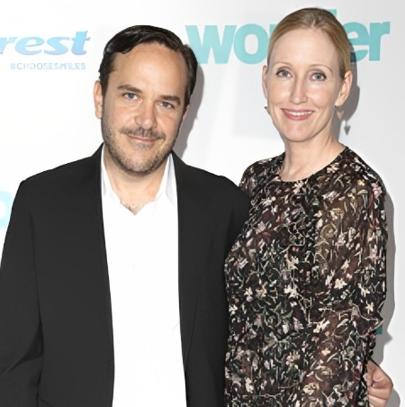 Janel Moloney with her loving husband Marcelo Zarvos. 